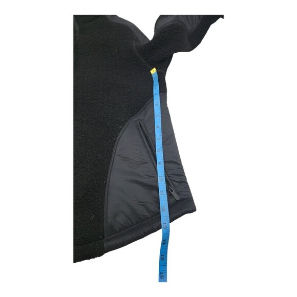 Lululemon Jacket Women 2 Black Go Crazy Fleece Panel Athleisure Gorpcore - Picture 3 of 6